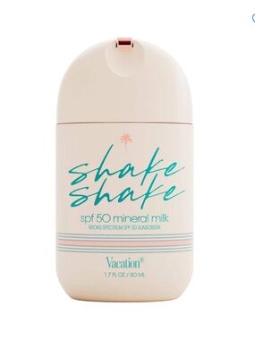 Vacation Shake Shake SPF 50 Mineral Milk Sunscreen